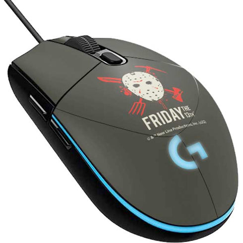 Warner Bros Friday the 13th Jason Voorhees Mask G203 Prodigy RGB Wired Gaming Mouse Skin